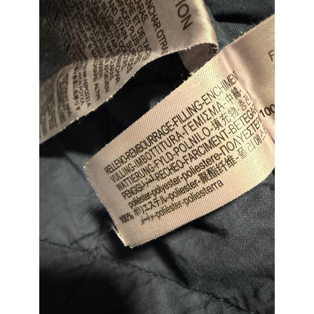 Zara Quilted Jacket Blue Cropped Utilitarian Copenhagen Gorpcore Military - Picture 7 of 9